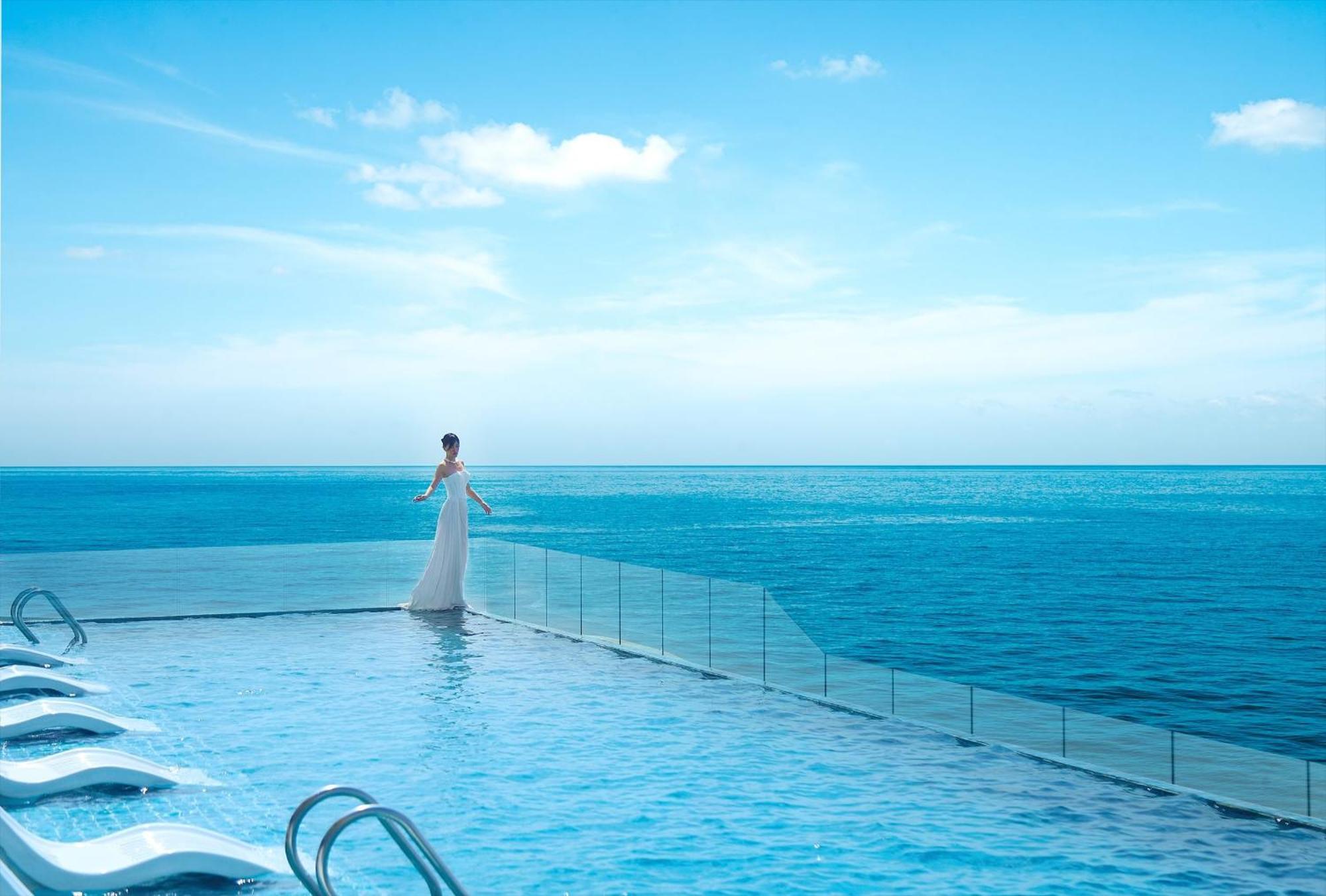 Vias Hotel Vung Tau - Transportation Included Exterior foto Infinity pool at the hotel